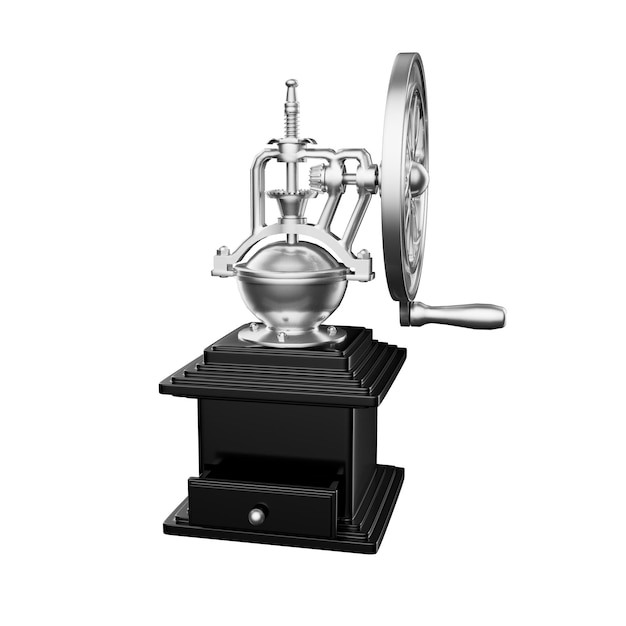 PSD coffee machine 3d illustration