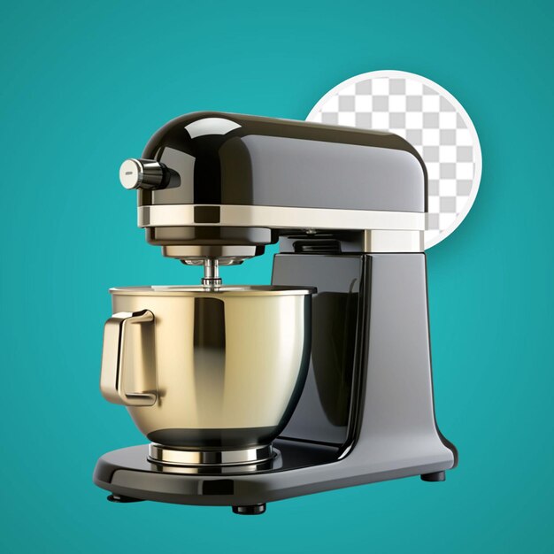 PSD coffee maker isolated on transparent background