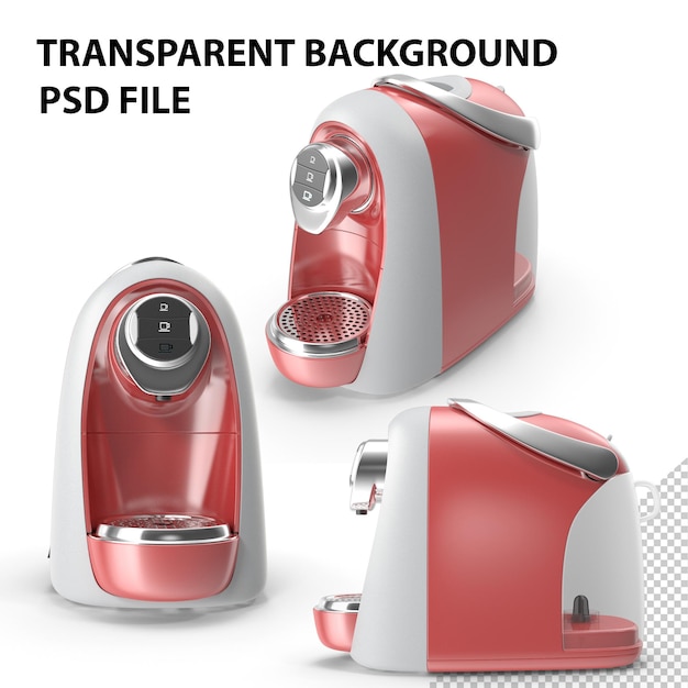 PSD coffee maker png