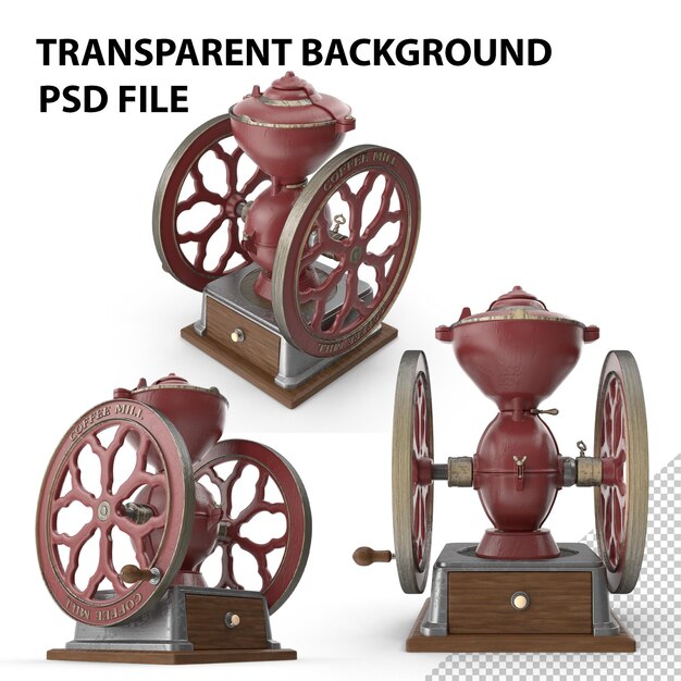 PSD coffee mill png