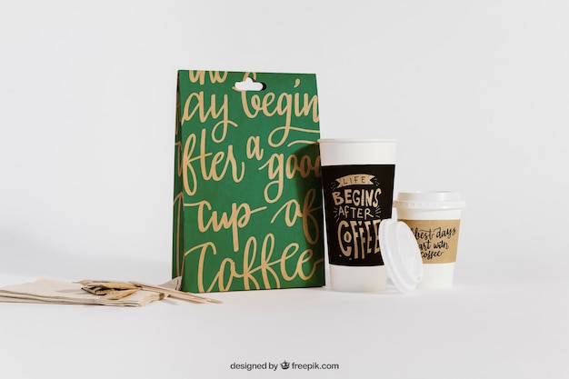 Coffee mockup