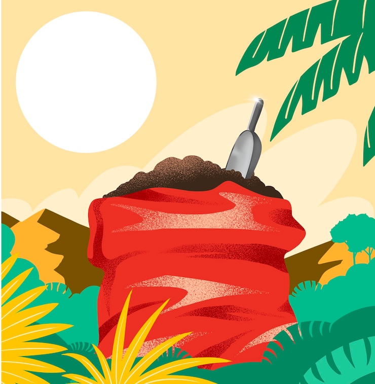 PSD coffee mountain