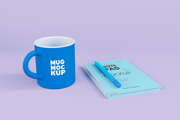 Coffee Mug Design Mockup templete