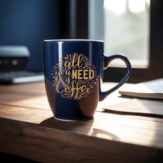 PSD coffee mug mockup