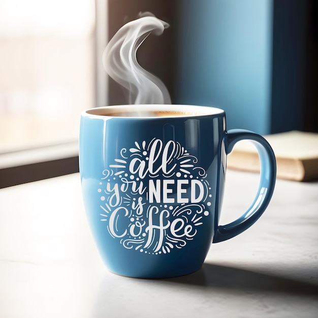 PSD coffee mug mockup