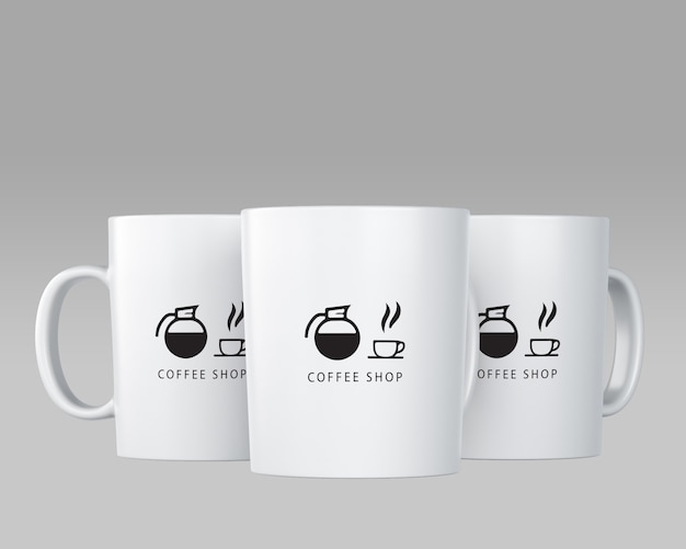 PSD mockup tazza di caffè