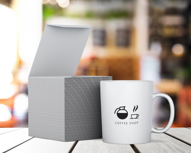 Coffee mug mockup