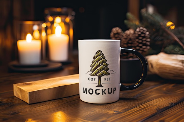 PSD mockup di tazza di caffè