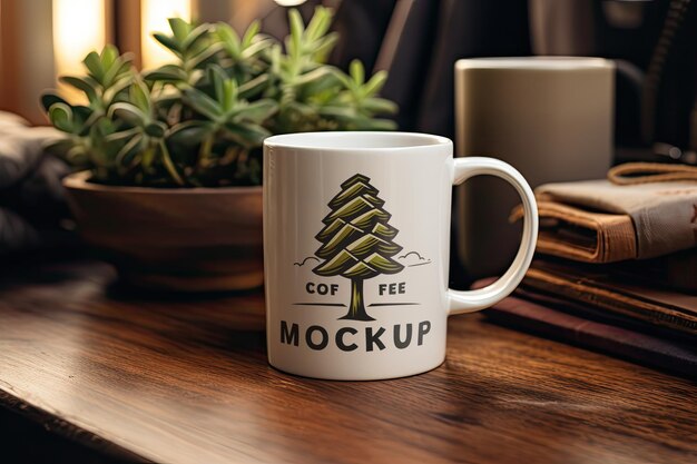 PSD mockup di tazza di caffè