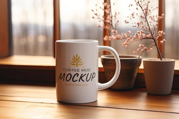 PSD mockup di tazza di caffè