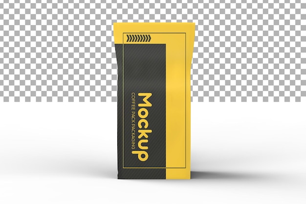 Coffee pack packaging psd