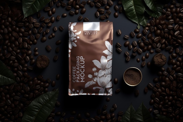 Coffee pouch branding design showcase