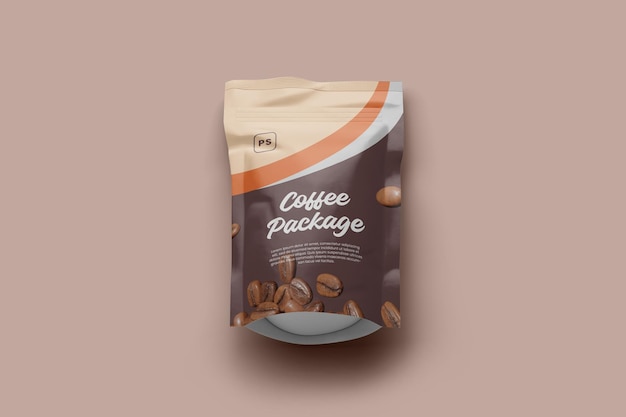 Mockup di caffè in polvere v4 psd