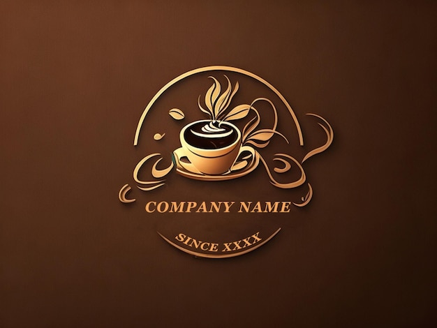 PSD coffee shop logo for new company