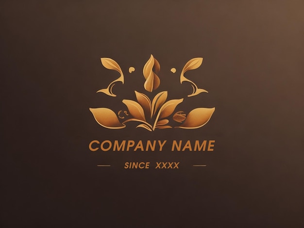 PSD coffee shop logo new startup company