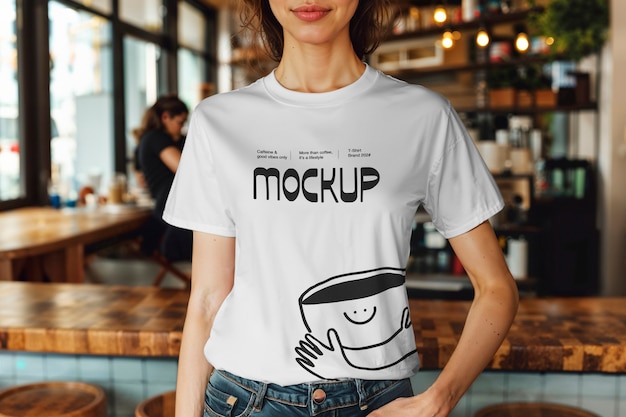 Coffee shop marketing mockup design