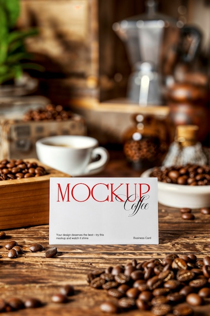 Coffee shop marketing mockup design