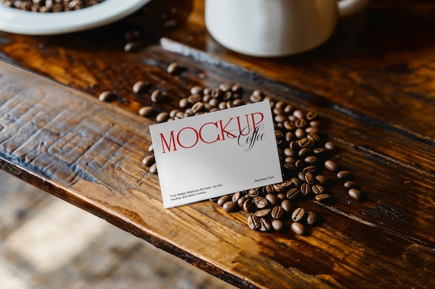 Coffee shop marketing mockup design