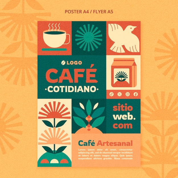 PSD progettazione del modello di caffetteria