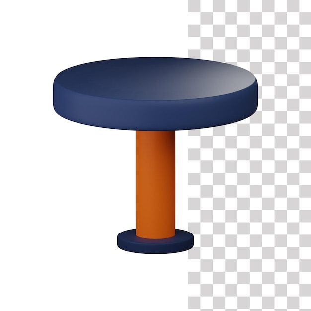 PSD coffee table 3d icon