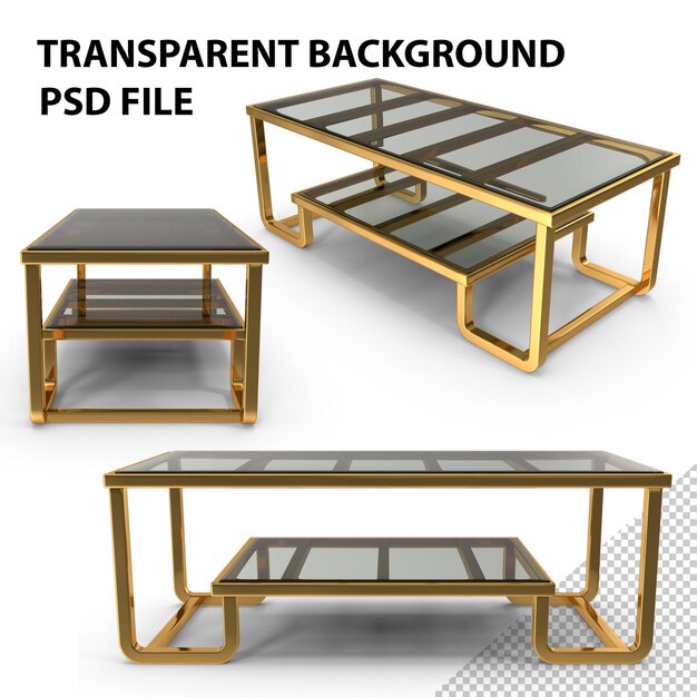 PSD Кофейный стол пнг