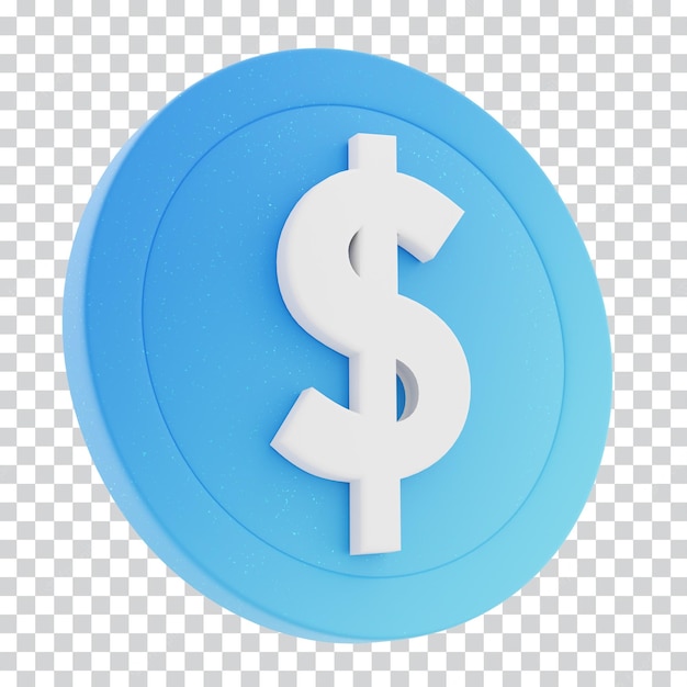 PSD coin 3d jelly icon