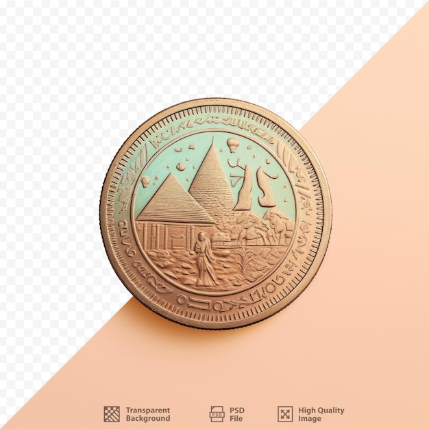 PSD a coin with a ship on it and a ship on it.