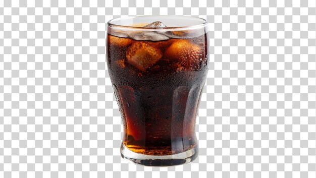 PSD coke in glass isolated on transparent background national have a coke day