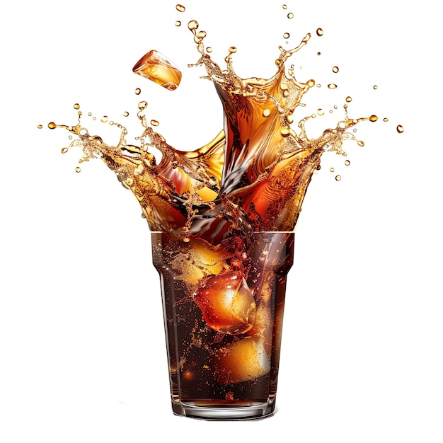 PSD cola splash