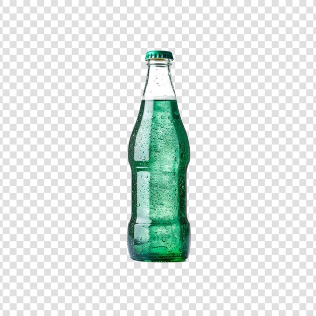 PSD cold drinks bottle on a transparent background