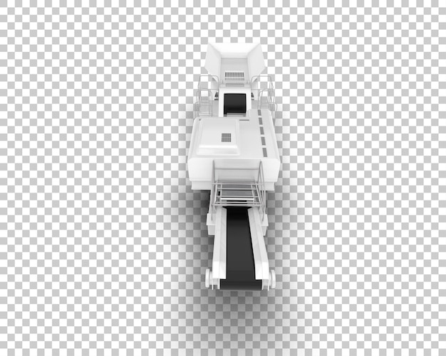 PSD cold planer isolated on background 3d rendering illustration