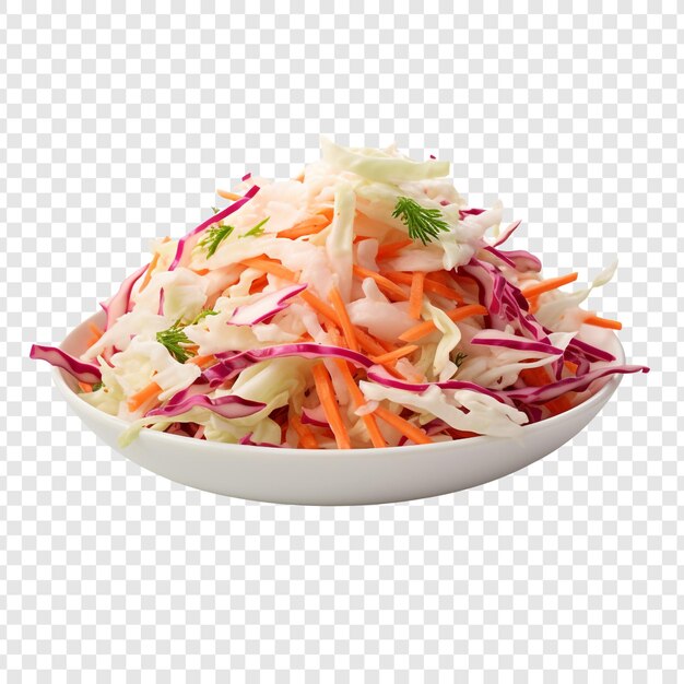 Coleslaw geïsoleerd op een doorzichtige achtergrond