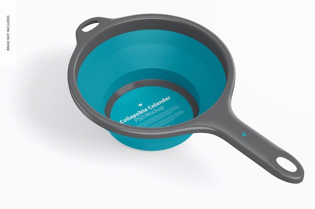 Collapsible colander mockup