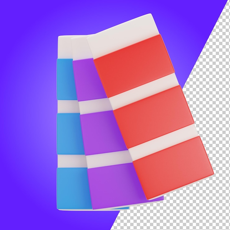 PSD коллекция 3d иконок для дня искусства