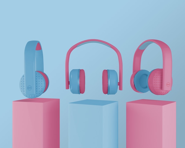 PSD collection of 80s headphones