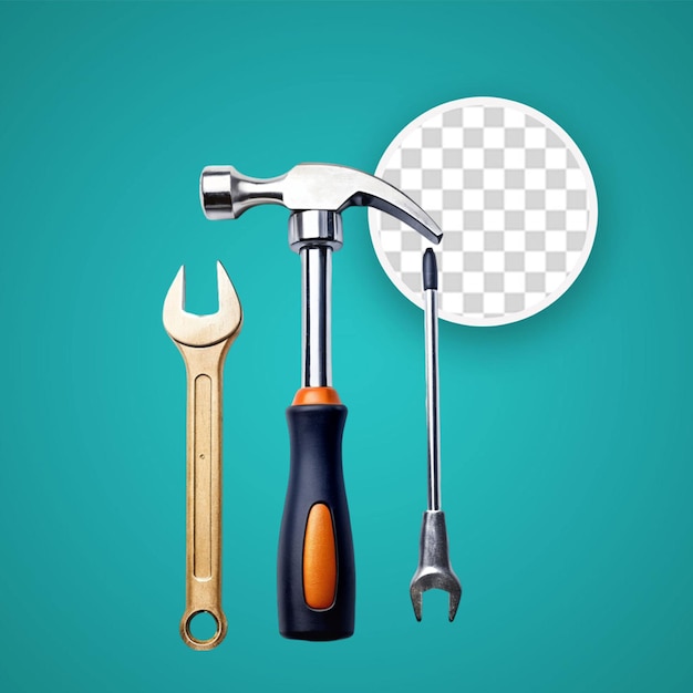 Collection of diy tools doodles