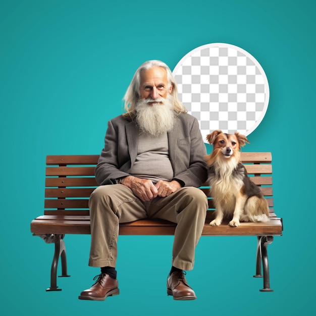 PSD collection of elderly people characters