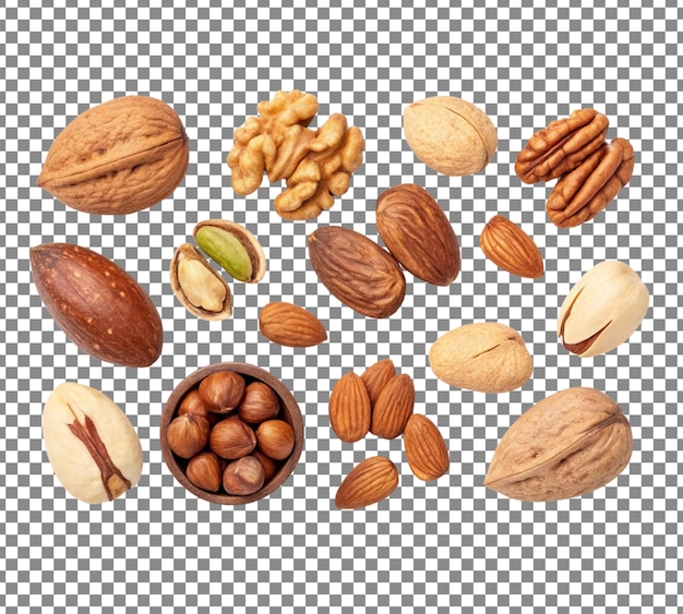 collection of nuts