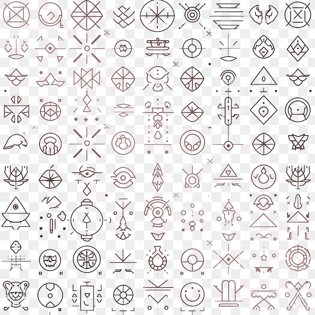 PSD a collection of patterns including symbols and symbols