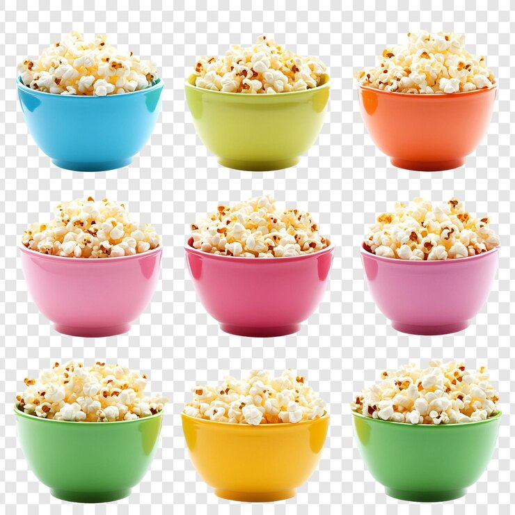 PSD ポップコーンボウルのコレクション