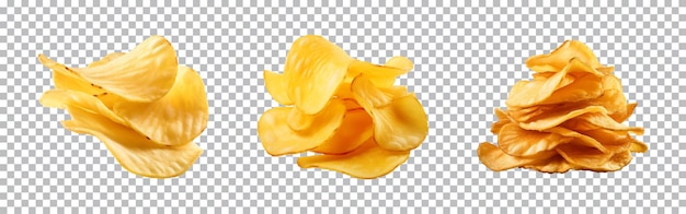 PSD 투명 한 배경 에 분리 된  ⁇ 끔 한 감자  ⁇  의 컬렉션 세트