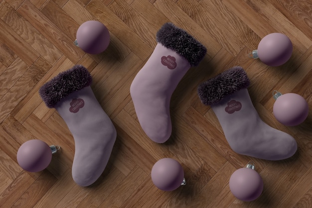 collection of socks and globes color match