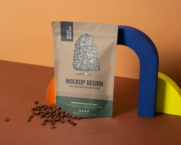 PSD colombian coffee mockup