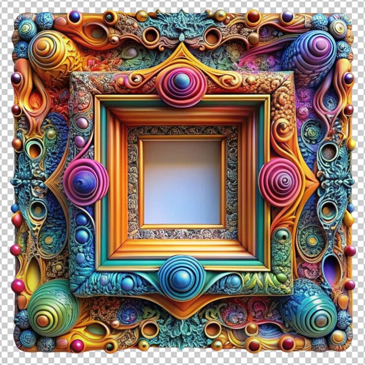 PSD a color full photo frame