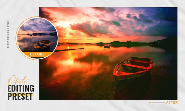 Color grading modificabile hd landscape photo preset filter