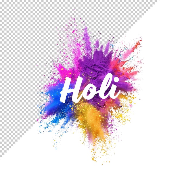 Color isolated on transparent background