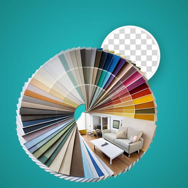 PSD color palette catalogue or scheme