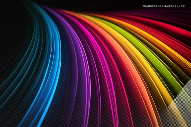 PSD color wave prism vibrant background