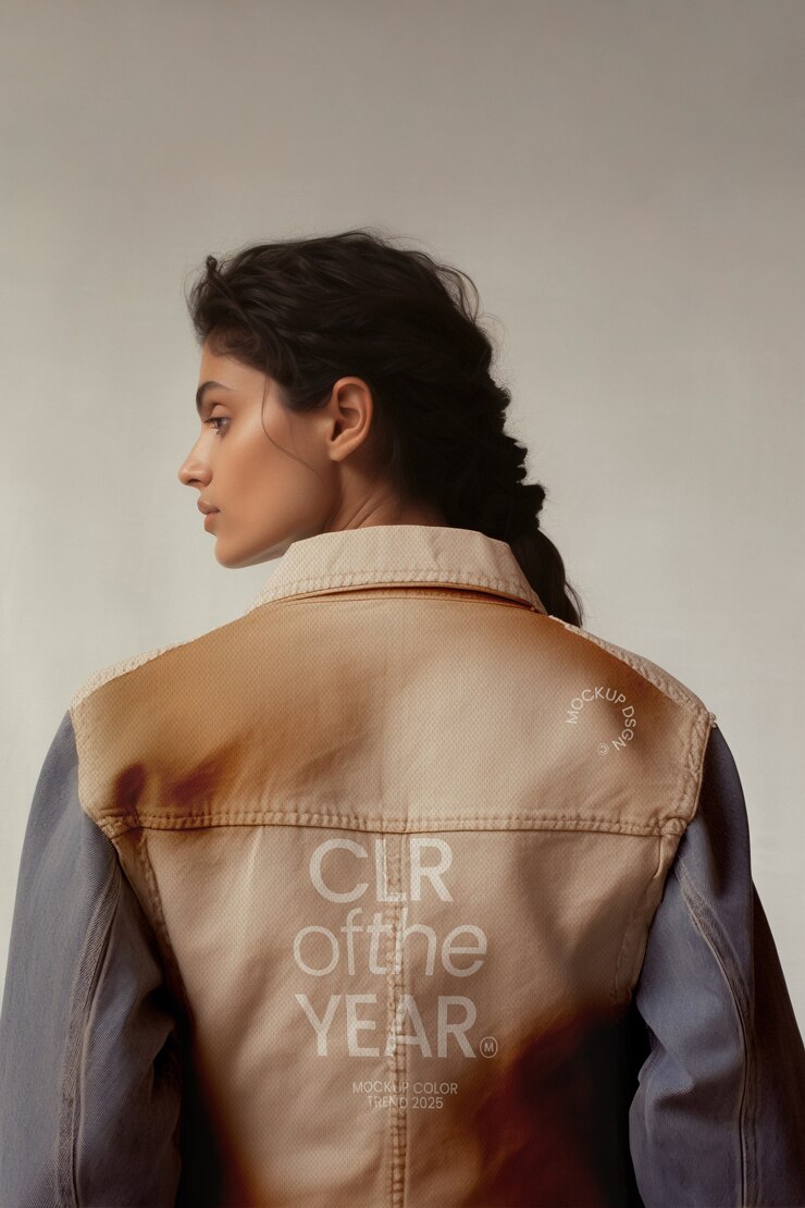 PSD color of the year jacket mockup