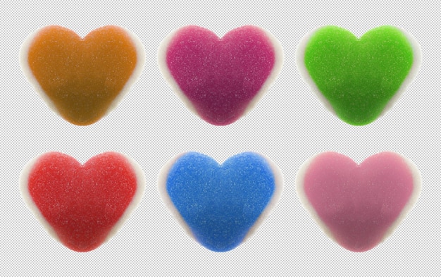 Цветная и изолированная коллекция конфет